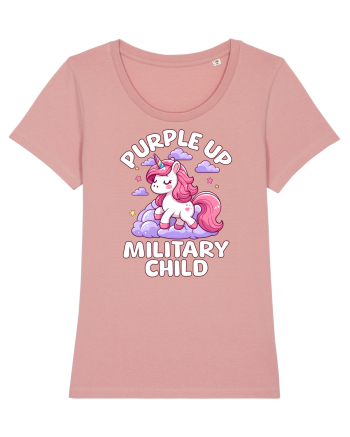 Unicorn Drăguț Mov Susține Copilul Militar Canyon Pink
