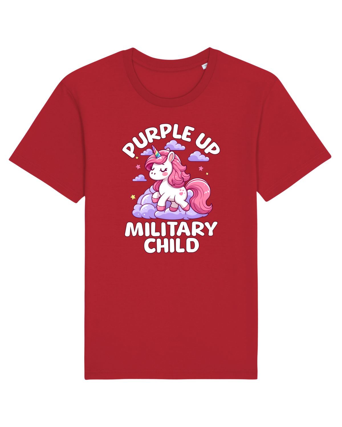 Tricou mânecă scurtă Unisex Rocker Red