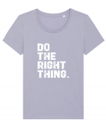 Do the Right Thing Tricou mânecă scurtă guler larg fitted Damă Expresser