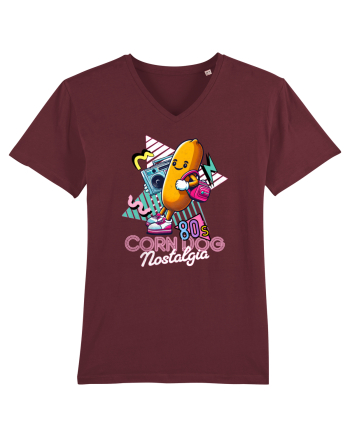 Corn Dog Nostalgie Anii '80 cu Boombox Burgundy