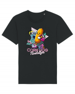 Corn Dog Nostalgie Anii '80 cu Boombox Tricou mânecă scurtă Unisex Rocker