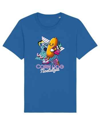 Corn Dog Nostalgie Anii '80 cu Boombox Royal Blue