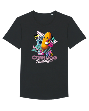 Corn Dog Nostalgie Anii '80 cu Boombox Black