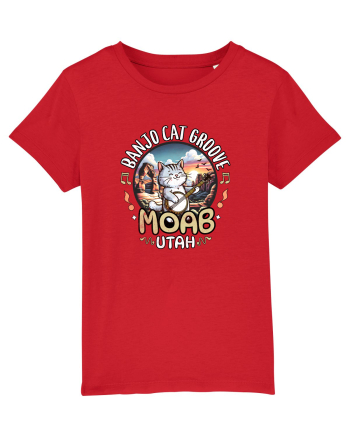 MOAB Utah Arches cu Pisică Grozavă pe Banjo Red
