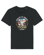 MOAB Utah Arches cu Pisică Grozavă pe Banjo Tricou mânecă scurtă Unisex Rocker