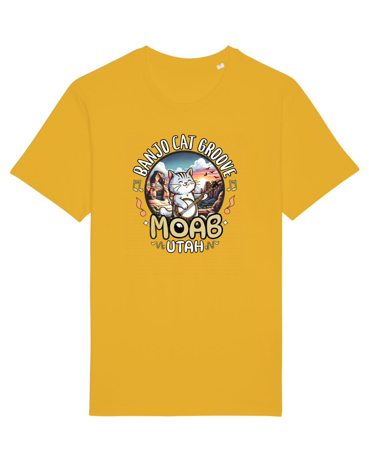 Tricou mânecă scurtă Unisex Rocker Spectra Yellow