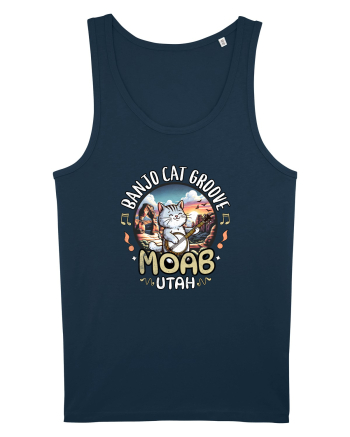 MOAB Utah Arches cu Pisică Grozavă pe Banjo Navy
