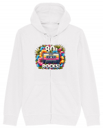 pentru nostalgicii anilor 80 - 80s music rocks Hanorac cu fermoar Unisex Connector