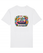 pentru nostalgicii anilor 80 - 80s music rocks Tricou mânecă scurtă Unisex Rocker