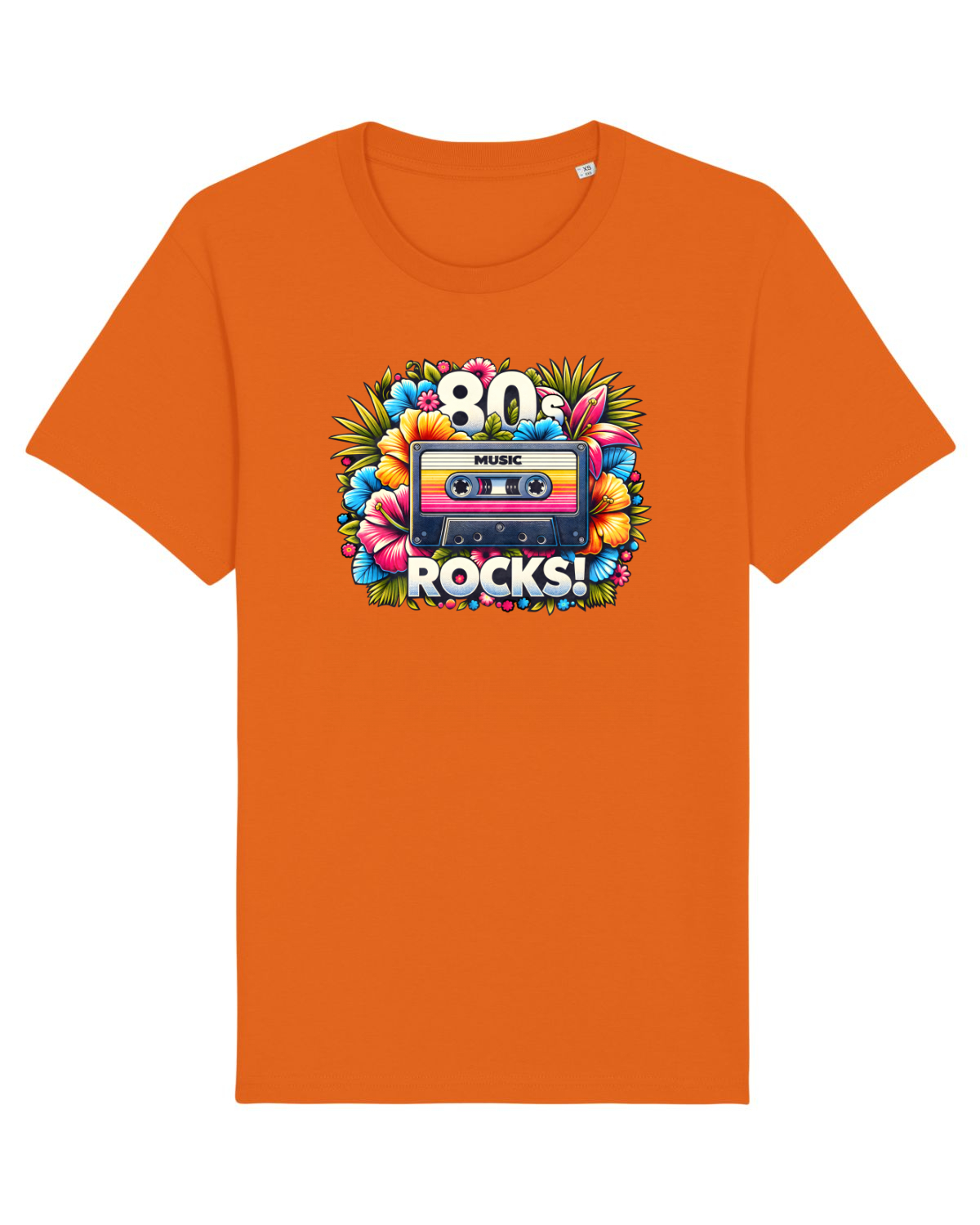 Tricou mânecă scurtă Unisex Rocker Bright Orange