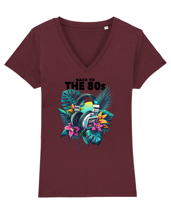 pentru nostalgicii anilor 80 - Back to the 80s Burgundy