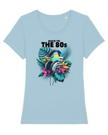pentru nostalgicii anilor 80 - Back to the 80s Sky Blue