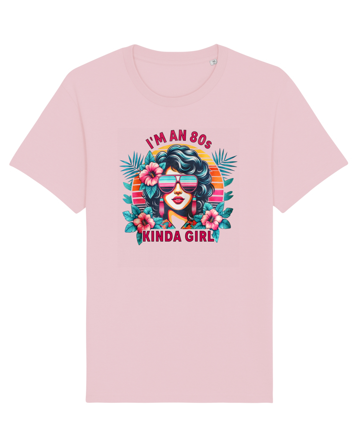 Tricou mânecă scurtă Unisex Rocker Cotton Pink