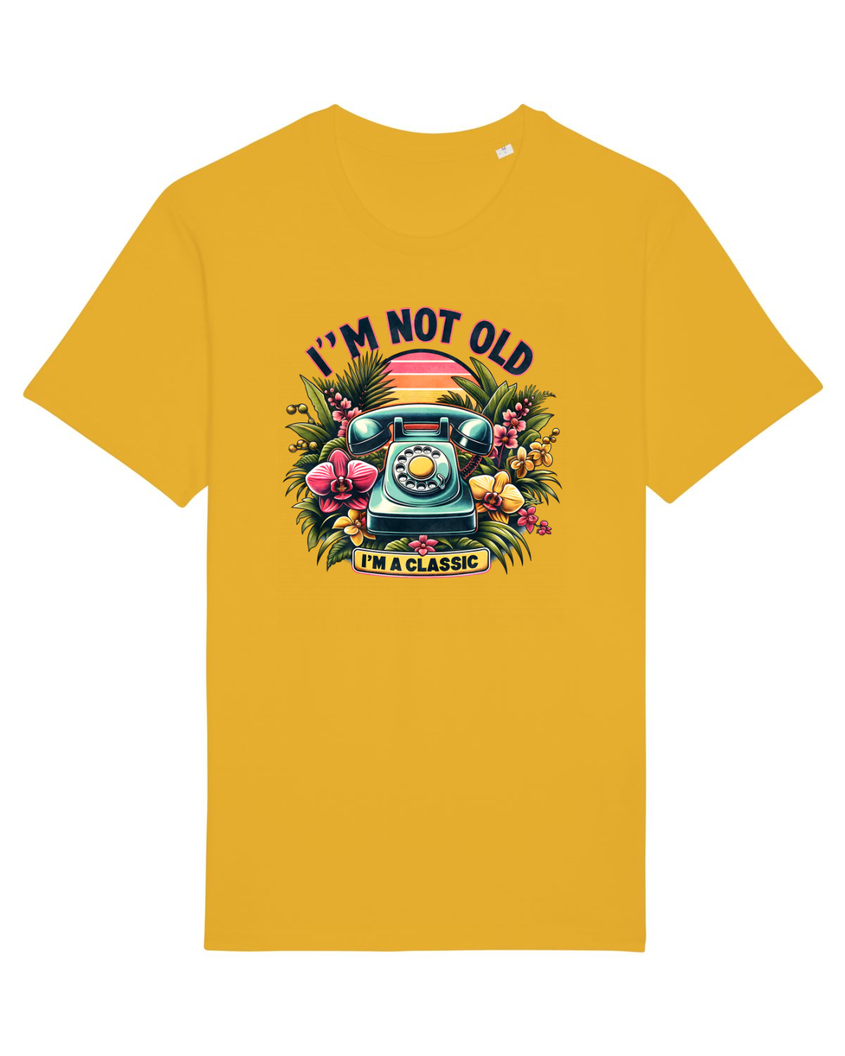 Tricou mânecă scurtă Unisex Rocker Spectra Yellow