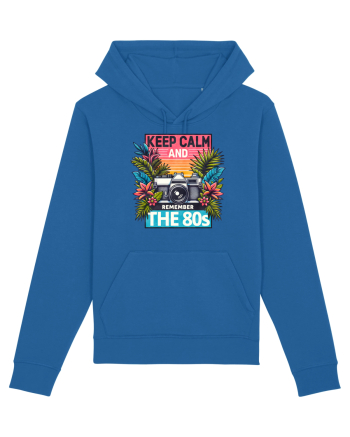 pentru nostalgicii anilor 80 - Keep calm and remember the 80s Royal Blue
