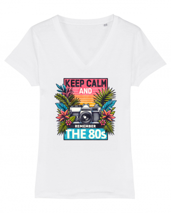 pentru nostalgicii anilor 80 - Keep calm and remember the 80s White