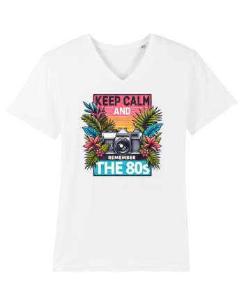 pentru nostalgicii anilor 80 - Keep calm and remember the 80s White
