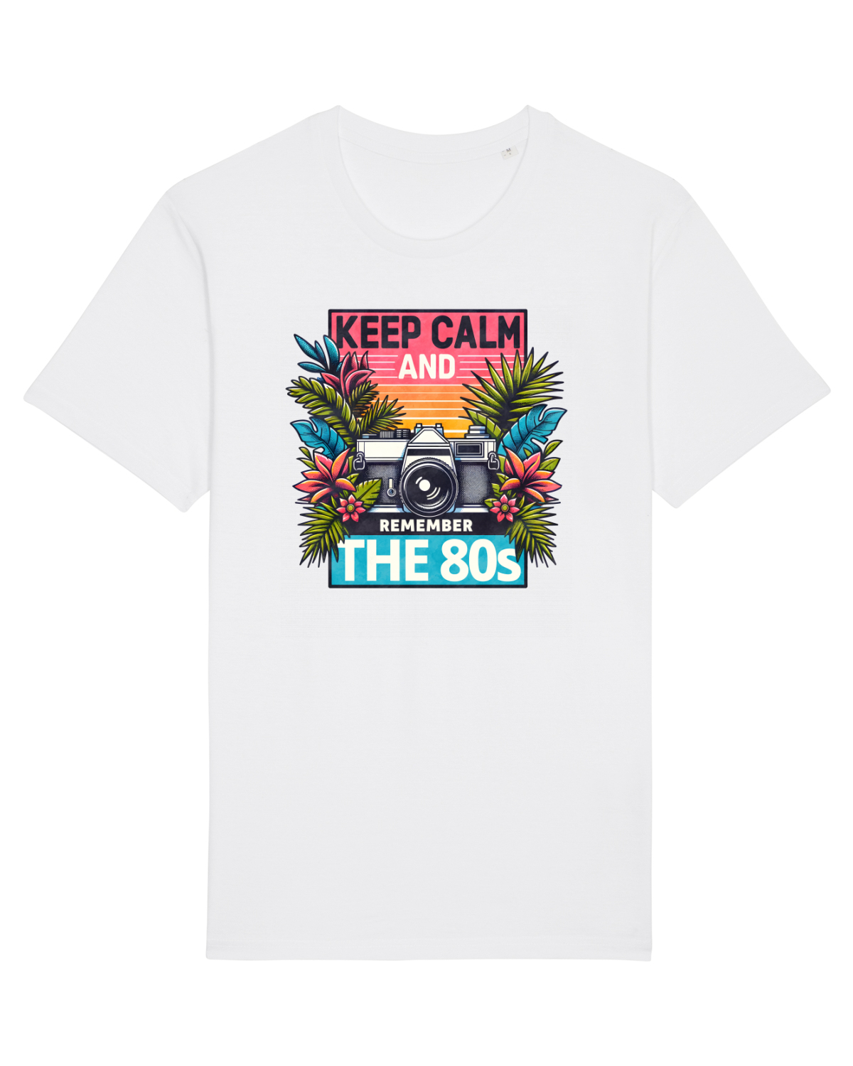 Tricou mânecă scurtă Unisex Rocker White