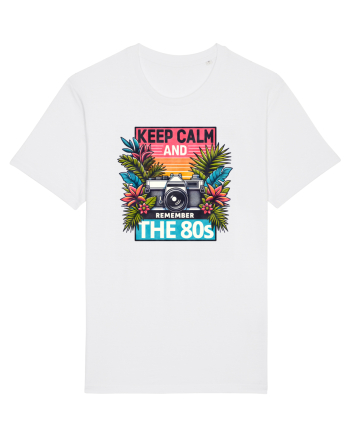 pentru nostalgicii anilor 80 - Keep calm and remember the 80s White