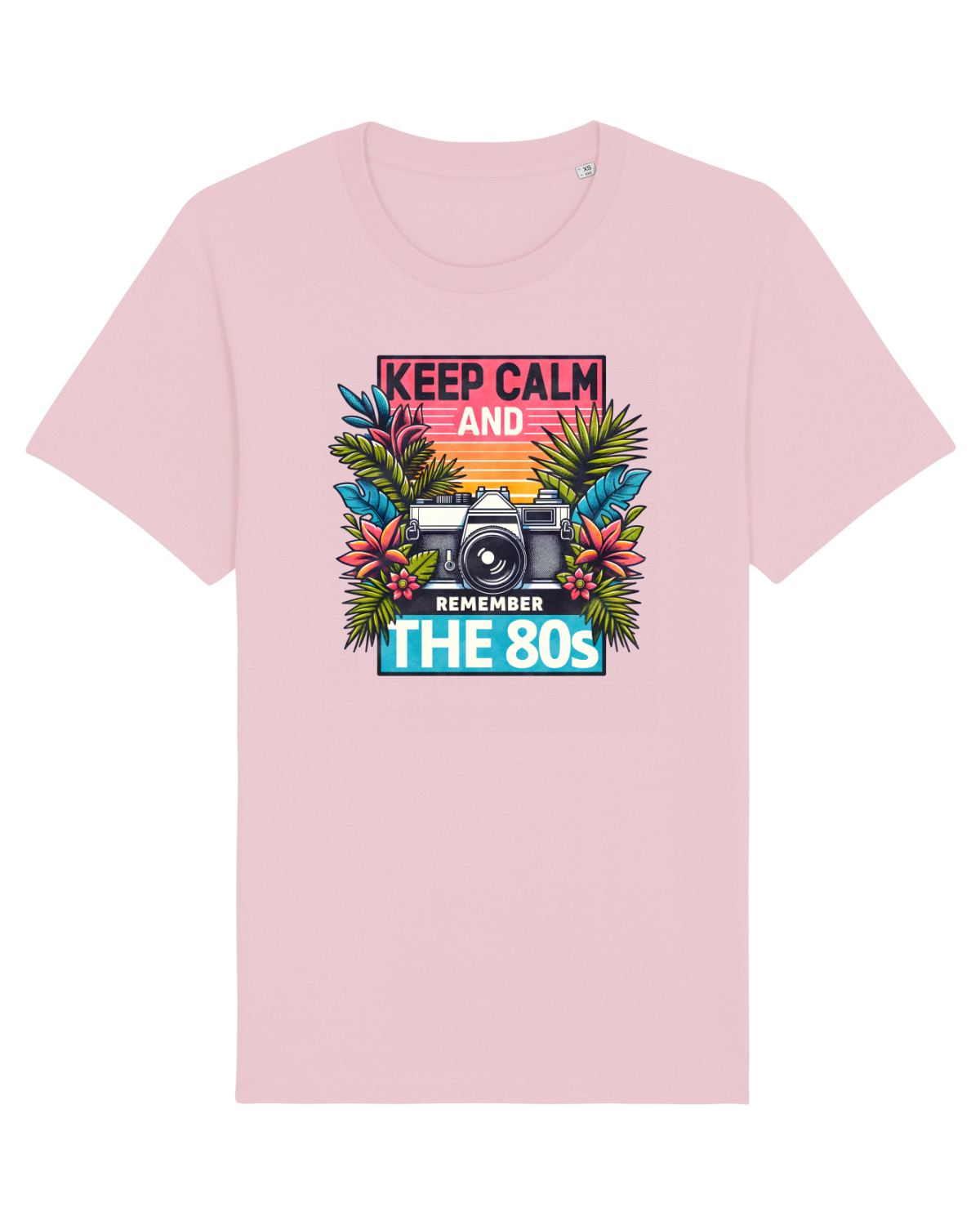 Tricou mânecă scurtă Unisex Rocker Cotton Pink