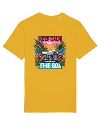 pentru nostalgicii anilor 80 - Keep calm and remember the 80s Spectra Yellow