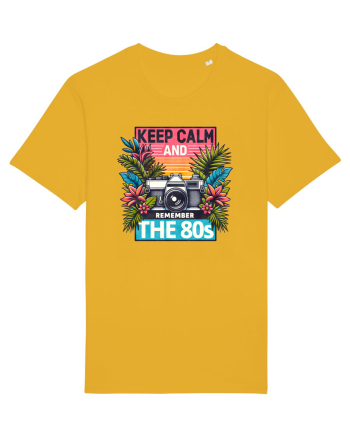 pentru nostalgicii anilor 80 - Keep calm and remember the 80s Spectra Yellow