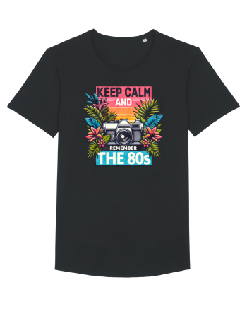 pentru nostalgicii anilor 80 - Keep calm and remember the 80s Black