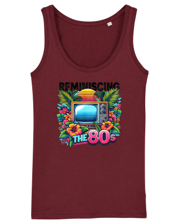 pentru nostalgicii anilor 80 - Reminiscing the 80s Burgundy