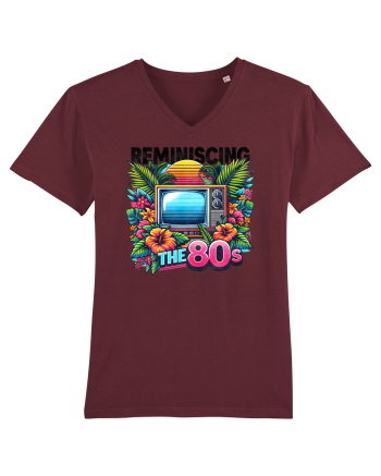 pentru nostalgicii anilor 80 - Reminiscing the 80s Burgundy