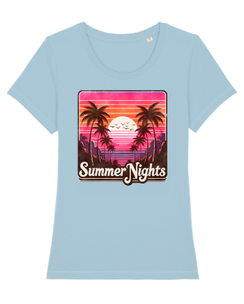 pentru nostalgicii anilor 80 - Summer nights Sky Blue