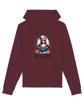 pentru nostalgicii anilor 80 - Totally rad 80s girl Burgundy