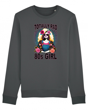 pentru nostalgicii anilor 80 - Totally rad 80s girl Anthracite