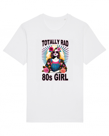 pentru nostalgicii anilor 80 - Totally rad 80s girl White
