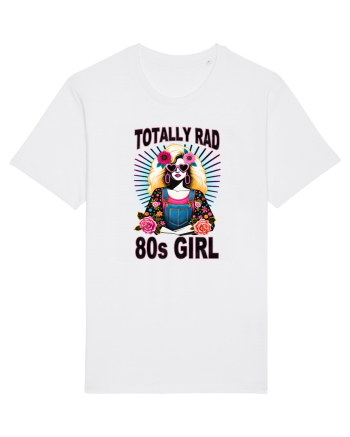 pentru nostalgicii anilor 80 - Totally rad 80s girl White