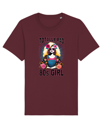 pentru nostalgicii anilor 80 - Totally rad 80s girl Burgundy