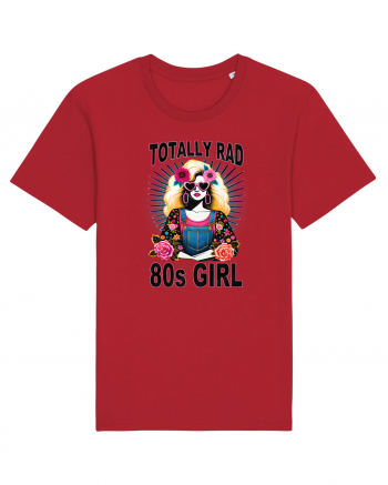 pentru nostalgicii anilor 80 - Totally rad 80s girl Red