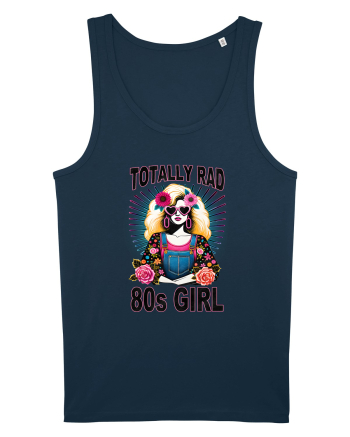 pentru nostalgicii anilor 80 - Totally rad 80s girl Navy