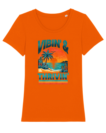 pentru nostalgicii anilor 80 - Vibing and thriving Bright Orange