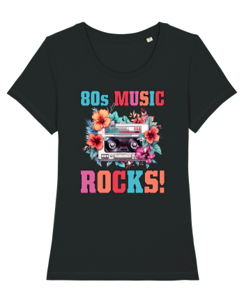in stilul pop al anilor 80 - 80s music rocks Black