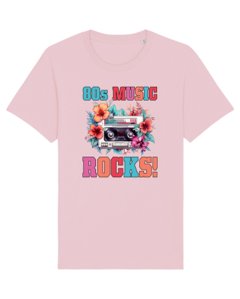 in stilul pop al anilor 80 - 80s music rocks Cotton Pink