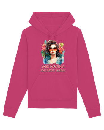 in stilul pop al anilor 80 - Awesome retro girl Raspberry