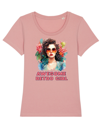 in stilul pop al anilor 80 - Awesome retro girl Canyon Pink