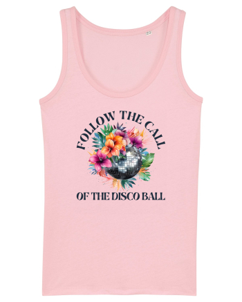 in stilul pop al anilor 80 - Follow the call of the disco ball Cotton Pink