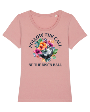 in stilul pop al anilor 80 - Follow the call of the disco ball Canyon Pink