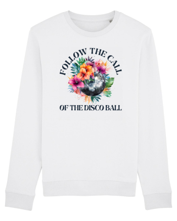 in stilul pop al anilor 80 - Follow the call of the disco ball White