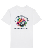 in stilul pop al anilor 80 - Follow the call of the disco ball Tricou mânecă scurtă Unisex Rocker