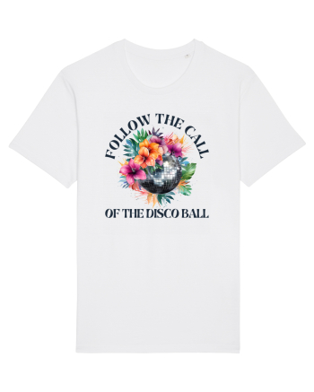 in stilul pop al anilor 80 - Follow the call of the disco ball White