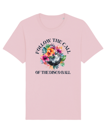 in stilul pop al anilor 80 - Follow the call of the disco ball Cotton Pink