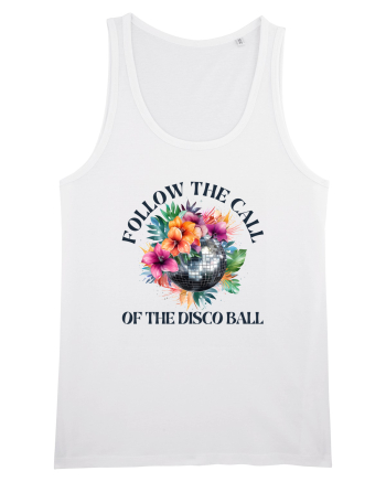 in stilul pop al anilor 80 - Follow the call of the disco ball White