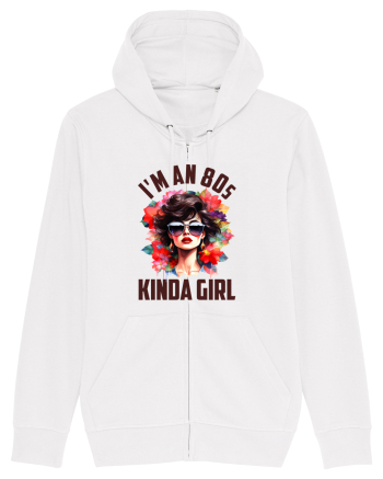 in stilul pop al anilor 80 - I am an 80s kind of girl White